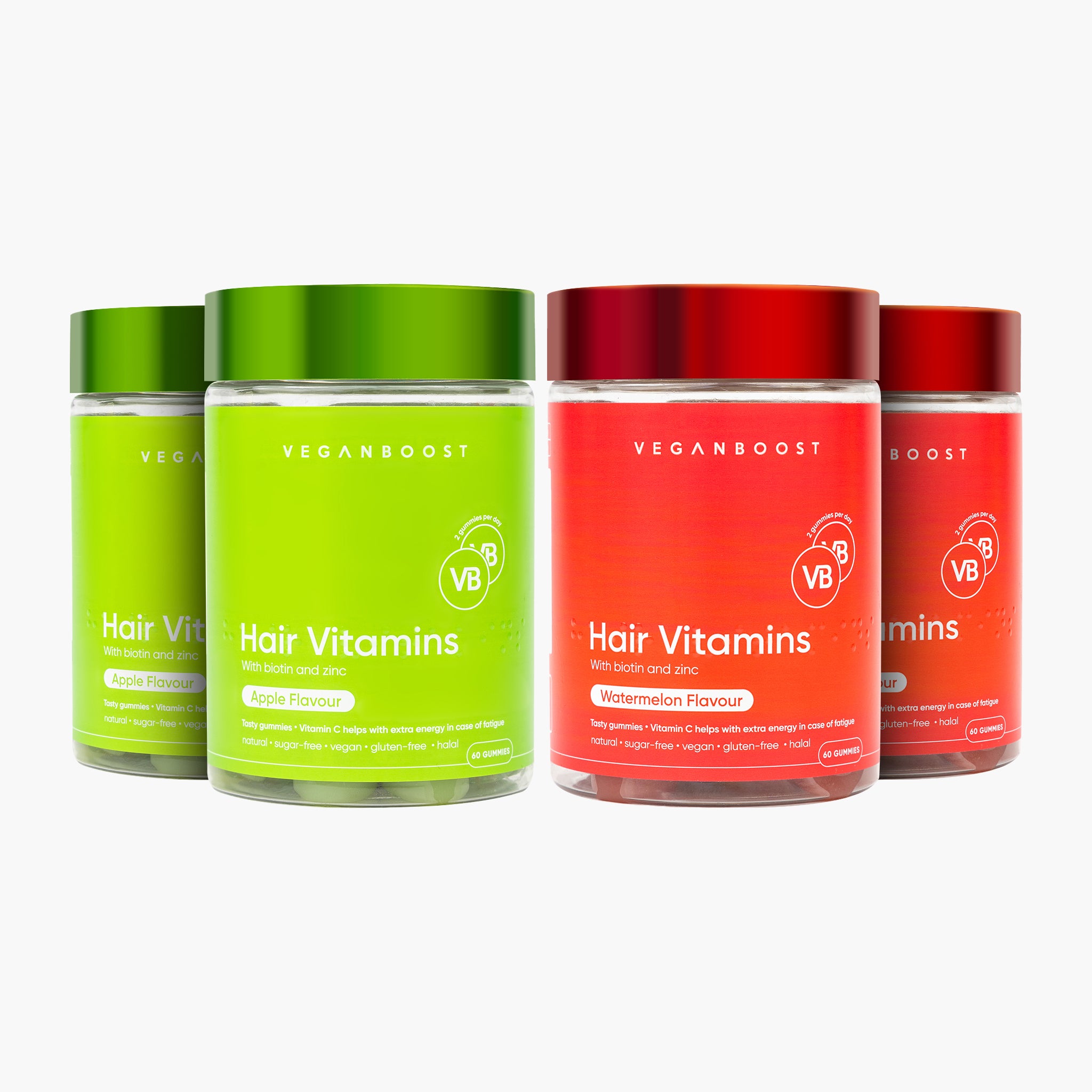 Hair Vitamins 4-pack - Apple & Watermelon