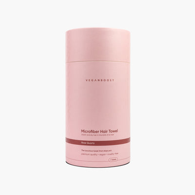 Microfibre Hair Towel - Rose Quartz