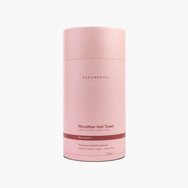 Microfibre Hair Towel - Rose Quartz