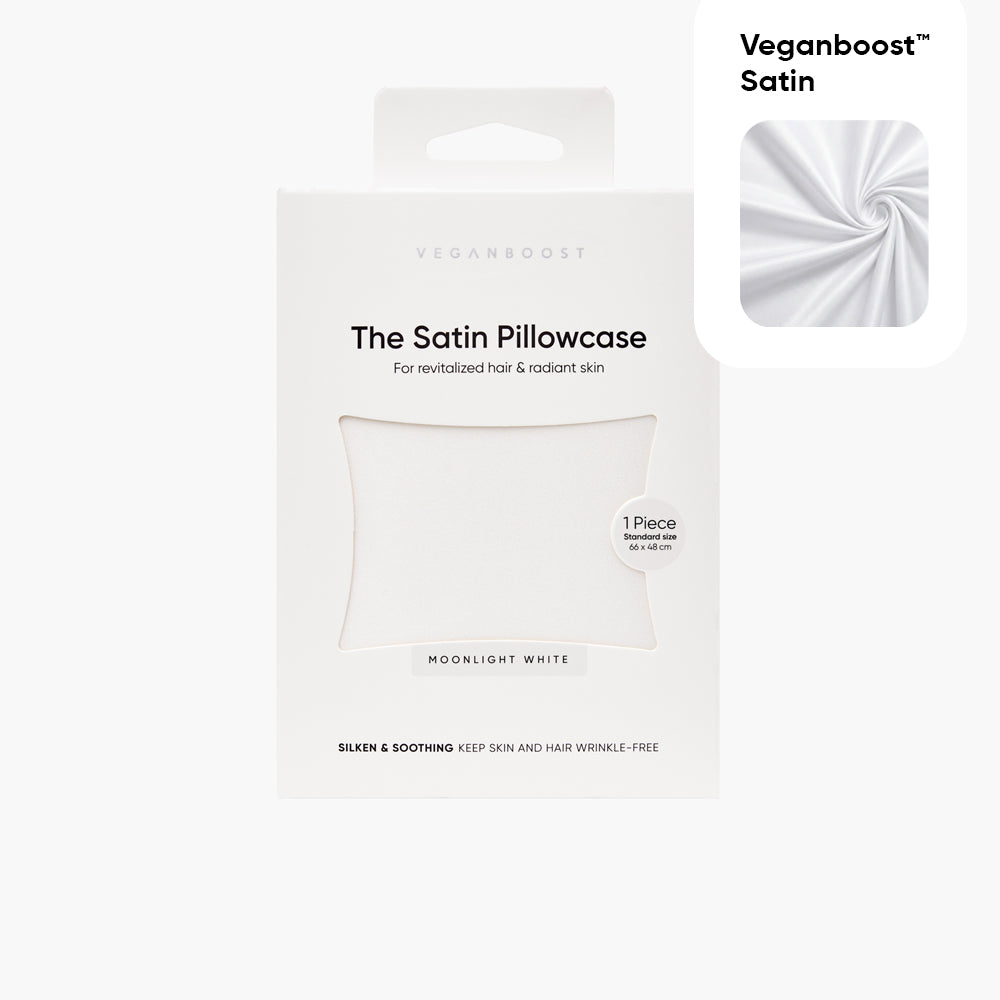 Satin Pillowcase - Moonlight White