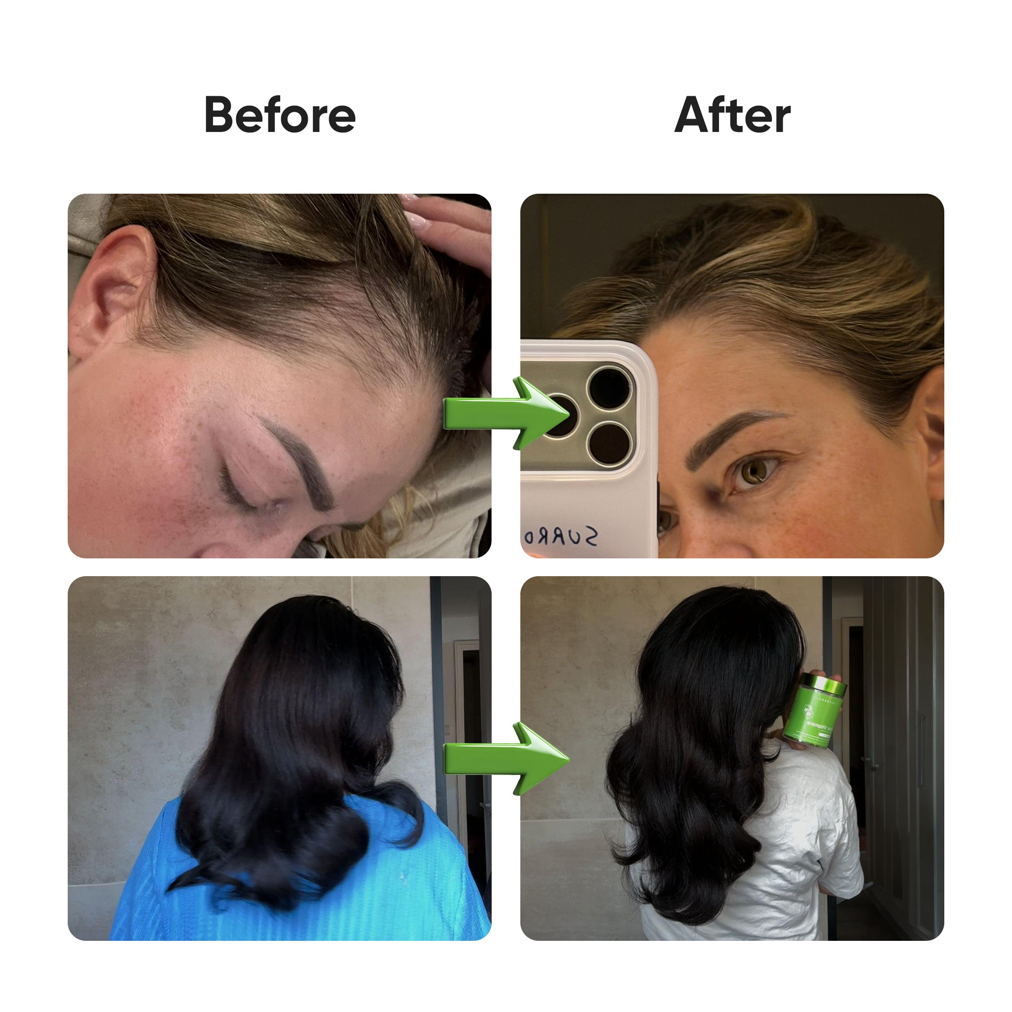 Hair Vitamins 4-pack - Apple & Watermelon